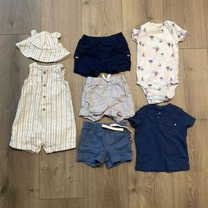 Carters and baby gap summer bundle 3-6m